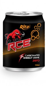 250ml Carbonated energy drink RCE zero